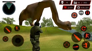 Dino Hunt Survival Shooting  Dinosaur Hunter Games Android Gameplay [upl. by Lehmann]