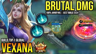 VEXANA BEST BUILD 2024  BUILD TOP GLOBAL VEXANA GAMEPLAY  MOBILE LEGENDS✓ [upl. by Hsemar]