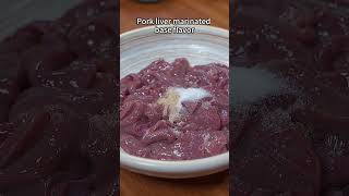 How to cook pork liver to taste good Cooking美食  Home cooked [upl. by Giusto]