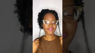 I tried a Zoey Johnson ‘Grownish’ hairstyle🤩 naturalhairstyles afrohair [upl. by Rafaelle]