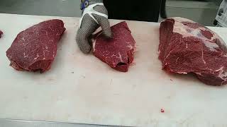 How to cut Topside steaks [upl. by Nettirb135]