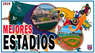 ¡Descubre LOS MEJORES ESTADIOS de MLB 2024 [upl. by Mcclees]