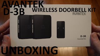 Unboxing Avantek D3B Wireless Doorbell Kit [upl. by Marcelline]