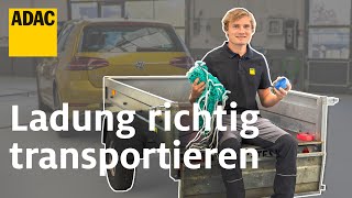 Ladungssicherung beim Anhänger So transportiert ihr Ladung richtig  Einfach Selber Machen ADAC [upl. by Nevag]