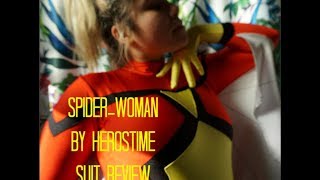 I AM SPIDERWOMAN HerosTime suit review [upl. by Aihsekin19]