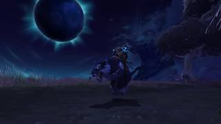 Kaldorei Nightsaber mount off Croz Bloodrage in Darkshore warfront [upl. by Zamora363]