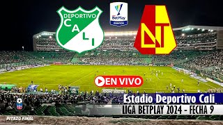 CALI VS TOLIMA En Vivo Hoy 🔴 Liga Betplay 2024 Fecha 9 Partido en vivo [upl. by Cuttler]