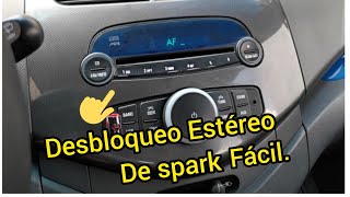 COMO DESBLOQUEAR ESTEREO DE SPARK AF [upl. by Eppie]