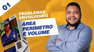 CONCURSO DO IBGE  MATEMÁTICA  PERÍMETRO ÁREA E VOLUME  Censo Demográfico 2021 [upl. by Midan]