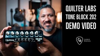 Quilter Labs Tone block 202 Demo Video  CHRIS ROCHA CANAL OFICIAL [upl. by Nicolau744]