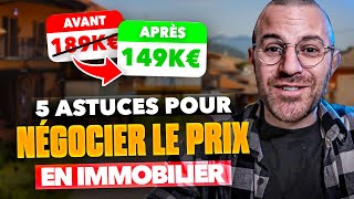 Comment faire baisser le prix dun bien immobilier  5 astuces de pro [upl. by Arrat]