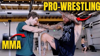 MMA vs Pro Wrestling 🤯 Sage Northcutt And Malakai Black Train Together [upl. by Dorcia]