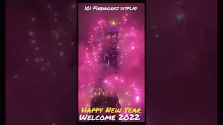 Taipei 101 Fireworks Display 2022 [upl. by Ateval]