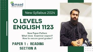 New Syllabus 2024  O Levels English 1123  Muhammad Qasim [upl. by Anailli]