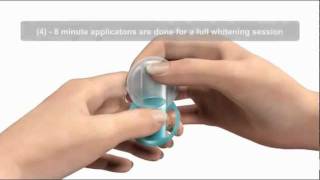 GLO Brilliant Teeth Whitening Device How To [upl. by Oaoj]