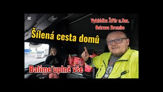 36ŠÍLENÁ cesta domůKamion v PŘIKOPUVykládka Žďár nad Sázavou Ostrava Brembobalíme 9 dní volno [upl. by Enajaras]