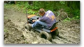 Off Road Lawn Mower Jamboree Pt3 Deep Mud Run [upl. by Xyla748]