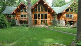 For Sale Beautiful Log Cabin Located in Deer Lake Ohiopyle PA [upl. by Negeam407]