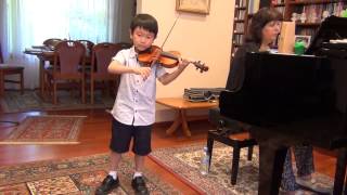 Komarovsky Variation  Christian Li Aged 6 [upl. by Analim86]