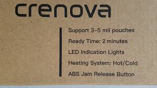 Product Review  Crenova 13 Inch Laminator A3 With Paper Trimmer amp Corner Rounder [upl. by Ranie]