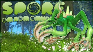 Befriending Prickly PrayingMantis Pincers ☄️ Spore OM NOM OMNIVORE  Episode 7 [upl. by Akirdna950]