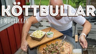 KÖTTBULLAR PÅ MUURIKKA  med en mumsig gräddsås [upl. by Eednak718]