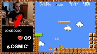 Passing Super Mario Bros in 5 minutes [upl. by Fritzie]