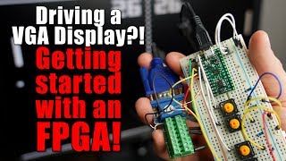 Driving a VGA Display Getting started with an FPGA TinyFPGA [upl. by Hettie]