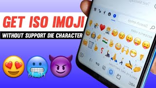 How to get iso Emoji in realme without suppoprt die character  font change in opporealme 🔥 [upl. by Durst972]