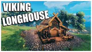 Valheim Viking Longhouse Build Guide [upl. by Deutsch]