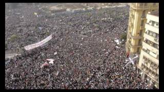 shot 1 Feb 2011  Tahrir Square Cairo Egypt  25jan Revolution [upl. by Denton]