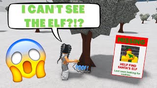 WHY you CANT SEE THE ELF😱  with elf locations 1  6  BLOXBURG ELF HUNT 2022 [upl. by Adnirim]