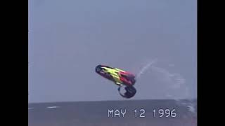 Vintage Jet Ski Rick Roy Pro Freestyle Savannah GA 96 [upl. by Nedrud542]