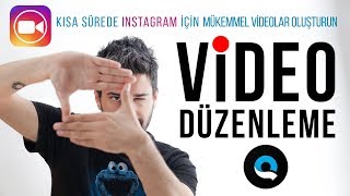 Instagram için En İyi Video Düzenleme Uygulaması  Quik Tutorial [upl. by Acila]