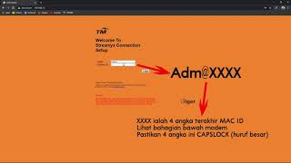 Cara login TM Modem Router [upl. by Kline92]