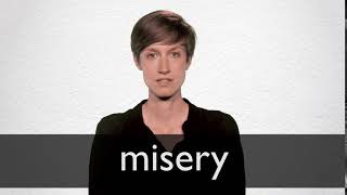 How to pronounce MISERY in British English [upl. by Anin648]