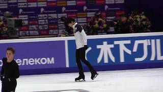 2018 Grand Prix Rostelecom Cup 1116 Full SP Practice 羽生結弦 Yuzuru Hanyu Fancam [upl. by Alyahsal]