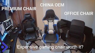 Gaming chair battle Vertagear SL4000 vs Ikea Renberget vs China OEM  expensive is better [upl. by Ylra]