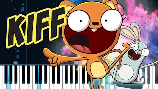 Kiff Music Theme Song  Piano Tutorial [upl. by Jethro]