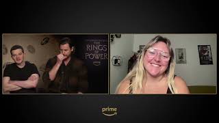 Robert Aramayo and Benjamin Walker on the shocking end of Rings of Power season 2 [upl. by Linda]