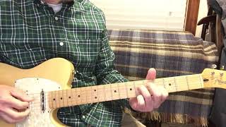 polk salad annie intro amp rhythm guitar chords lesson in E Tony Joe White [upl. by Eitisahc]