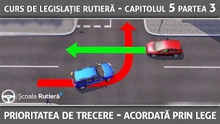 Curs de legislație rutieră  Cap 5 Part 3  Prioritatea de trecere acordată prin lege [upl. by Brenk]