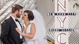 NYC Bridal PhotoShoot  Behind the Scenes [upl. by Wilburt]