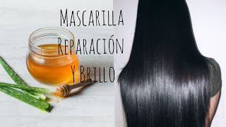 Tratamiento casero para cabello seco y Maltratado🧡 Sabila y Miel Luisana Carrero [upl. by Crosby]