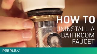 How to Remove a Bathroom Faucet [upl. by Gregoor481]