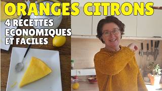 💕 4 recettes économiques de gâteaux avec de l’orange 🍊ou du citron 🍋recette facile et rapide extra [upl. by Sukin]