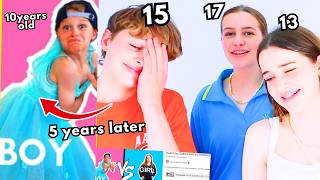 REACTING TO NORRIS NUTS BROTHER amp SISTER SWAP OUTFITS FOR A WEEK Challenge By The Norris Nuts [upl. by Dleifniw]