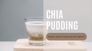 Chia Seed Pudding Perfection A Simple and Delicious Recipe Guide [upl. by Aehtrod]