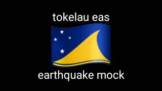 Tokelau eas alarm earthquake mock [upl. by Catarina220]