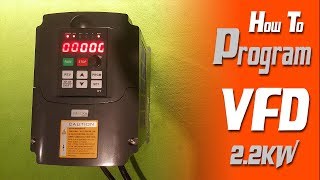 How to program Huanyang VFD 22KW [upl. by Akkeber155]